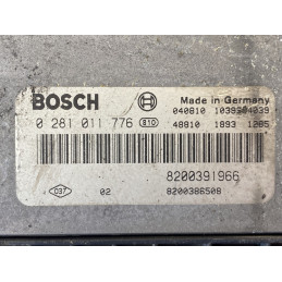 ECU MOTOR BOSCH EDC16C3-10.22 0281011776 RENAULT 8200391966 8200386508