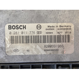 ECU MOTOR BOSCH EDC16C3-10.22 0281011776 RENAULT 8200391966 8200386508