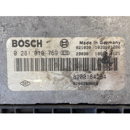 ECU MOTOR BOSCH EDC16C3-10.22 0281010769 RENAULT 8200184294 8200269883