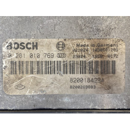 ENGINE ECU BOSCH EDC16C3-10.22 0281010769 RENAULT 8200184294 8200269883