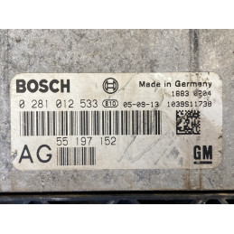 ECU MOTOR BOSCH EDC16C9-3.21 0281012533 OPEL 55197152