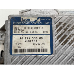 ECU MOTOR LUCAS DCU R04010019A PSA 9627453880