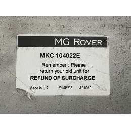 ECU MOTOR ROVER MKC104022E