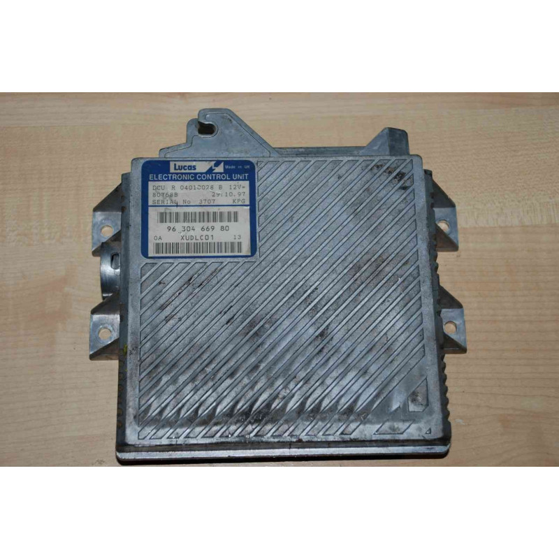 ECU MOTOR LUCAS DCU R04010028B PSA 9630466980 80768B