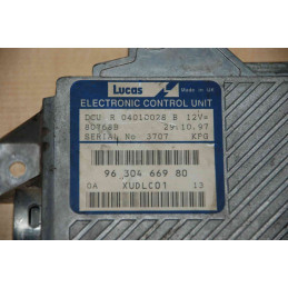 ECU MOTOR LUCAS DCU R04010028B PSA 9630466980 80768B