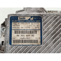 ECU MOTOR LUCAS DCU R04010028B PSA 9630466980 80768B