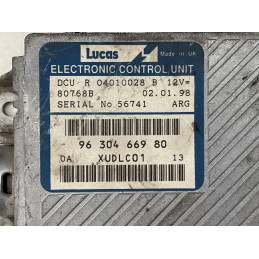 ECU MOTOR LUCAS DCU R04010028B PSA 9630466980 80768B