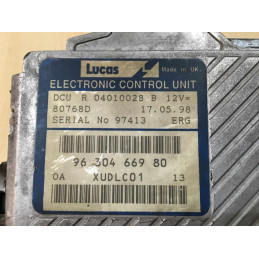 ECU MOTOR LUCAS DCU R04010028B PSA 9630466980 80768D