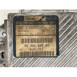 ECU MOTOR LUCAS DCU R04010028B PSA 9630466980 80768D