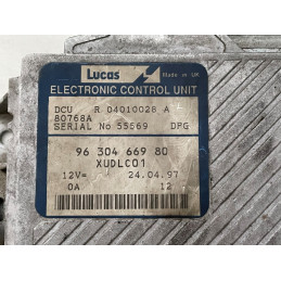 ECU MOTOR LUCAS DCU R04010028A PSA 9630466980 80768A