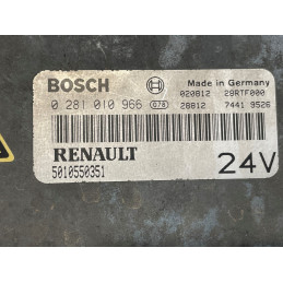 ECU MOTOR BOSCH EDCMS6.3 0281010966 RENAULT 5010550351