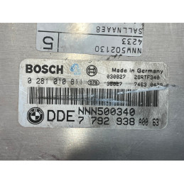 ECU BOSCH EDC15C4-8.22 0281010811 BMW 7792938 LAND ROVER NNN500340