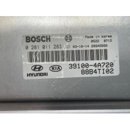 ECU BOSCH EDC15C7-4.30 0281011283 KIA SORENTO I 2.5 CRDI 103KW 140CV 39100-4A720 - CON INMOVILIZADOR ANULADO (INMO / IMMO OFF)