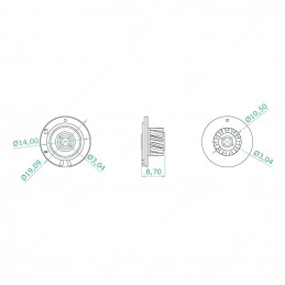 MINITOOLS SEP-R13 INSTRUMENTS CLUSTER GEAR OPEL KADETT E