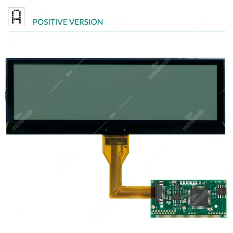 MINITOOLS SEPDISP28P - DISPLAY ORDENADOR DE ABORDO PSA (VERSION POSITIVA / PANTALLA BLANCA)