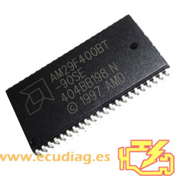 MEMORIA FLASH AMD AM29F400BT-90SE 4 Megabit (512K x 8 Bit / 256K x 16 Bit) SOP-44 - REACONDICIONADA