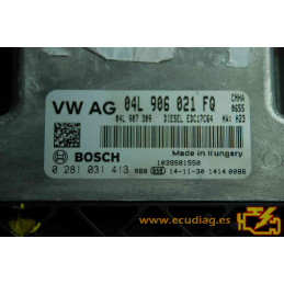 ECU MOTOR BOSCH EDC17C64-2.2 0281031413 AUDI A6 IV (4G) 2.0 TDI 140KW 190CV L4 16V CNHA 04L907309 SW 04L906021FQ 0655