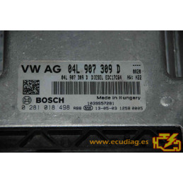 ECU MOTOR BOSCH EDC17C64-2.5 0281018498 VOLKSWAGEN GOLF VIII (AU) 2.0 TDI 110KW 150CV CRBC 04L907309D SW 04L906021DS 5514