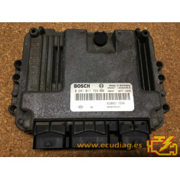 ECU BOSCH EDC15C13-6.1 0281011723 RENAULT LAGUNA II 1.9 DCI 120CV 8200311539 8200376187 - SW 1037370450 8200404311 - VIRGEN