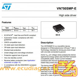 INTEGRADO HIGH SIDE DRIVER ST VN750SM / VN750SMP-E SO8 - REACONDICONADO