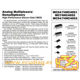 INTEGRADO DRIVER HC4051 / MC74HC4051 TSSOP-16 - REACONDICONADO