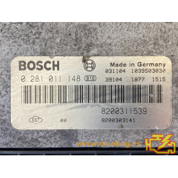 ECU BOSCH EDC15C13-6.1 0281011148 RENAULT LAGUNA II 1.9 DCI 120CV 8200311539 8200303141 - SW 1037368934 8200369712 - VIRGEN