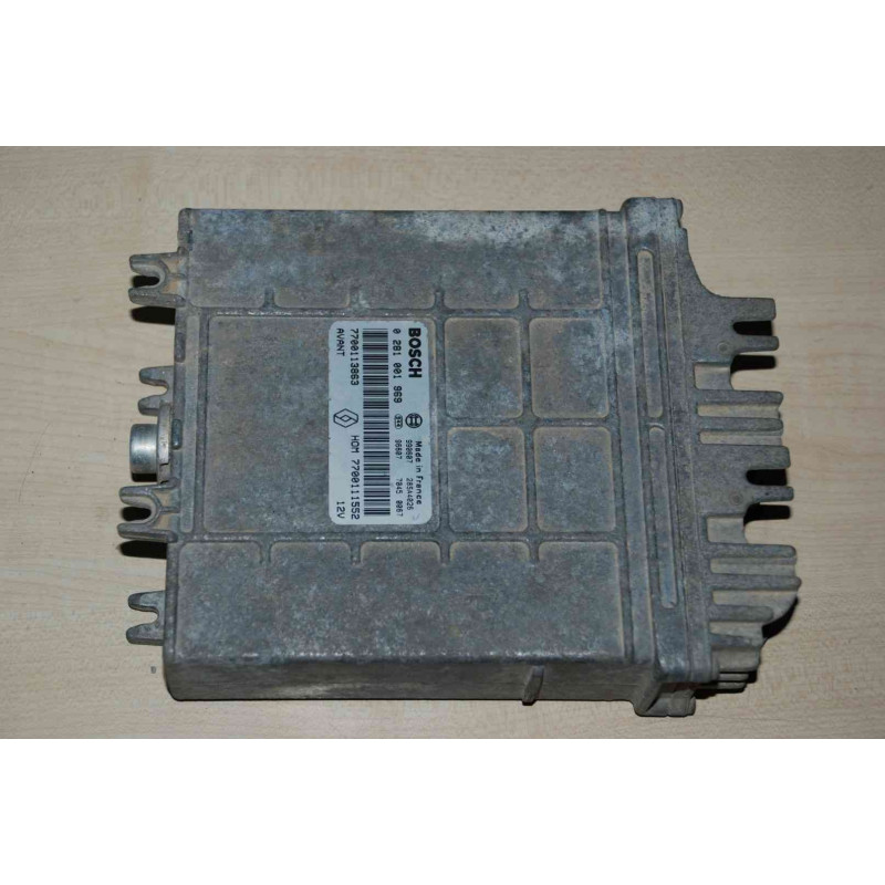 ECU BOSCH EDCMSA15.5-5.42 0281001969 RENAULT MEGANE I 1.9 DTI 74KW 100HP 7700111552 7700113863 - WITH DISABLED IMMOBILIZER