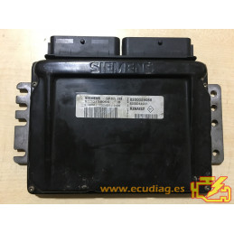 ECU SIEMENS SIRIUS 32N S110138000B RENAULT CLIO II 1.2i 58HP 8200059086 8200044437 - SW 8200064017 - WITH DISABLED IMMOBILIZER