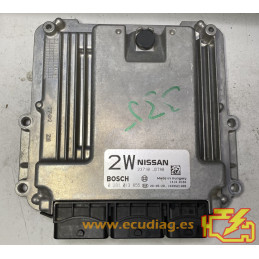 ENGINE ECU BOSCH EDC16CP33-6.7 0281013855 NISSAN QASHQAI I (J10) 2.0 DCI 110KW 150HP 23710JD78B 2W - SW 1037395292 23710JD29A