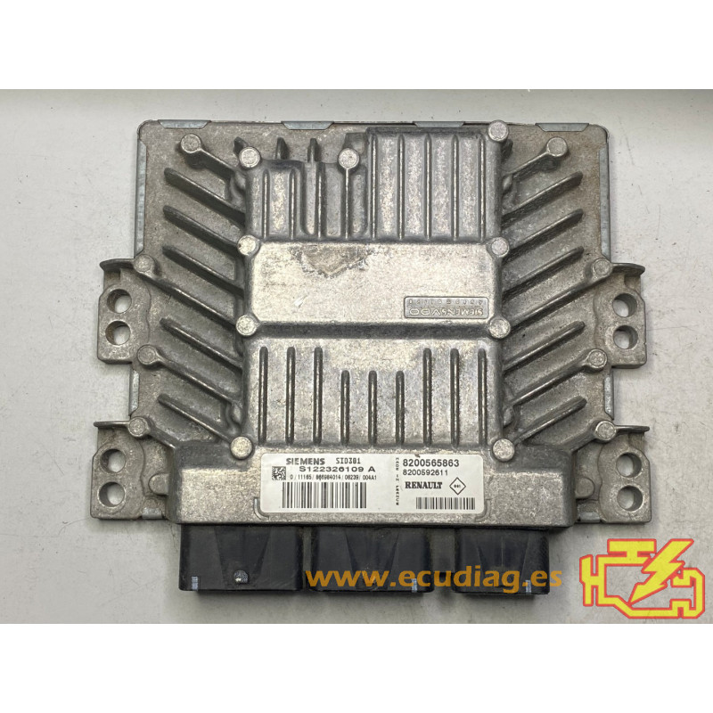 ECU SIEMENS SID301 S122326109A RENAULT MEGANE II 1.5 DCI 105HP 8200565863 8200592611 - SW 8201005925 - VIRGIN - AUTOCODING ECU SIEMENS SID301 S122326109A RENAULT MEGANE II 1.5 DCI 105HP 8200565863 8200592611 - SW 8201005925 - VIRGIN - AUTOCODING