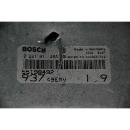 ECU BOSCH EDC15C7-2.3 0281011488 ALFA ROMEO 147 I (937) 1.9 JTD 85KW 115CV L4 8V 937A2000 55198492 - CON INMOVILIZADOR ANULADO