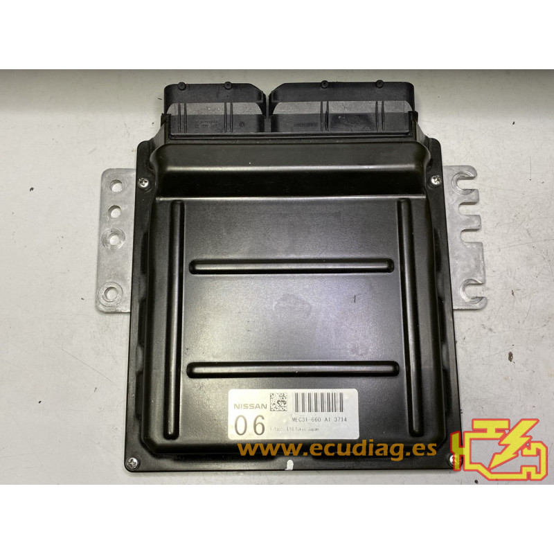 ECU MOTOR HITACHI NISSAN 350Z (Z33) 3.5i 206KW 280CV MEC31-660 A1 3714 06 - CON INMOVILIZADOR ANULADO (INMO / IMMO OFF)