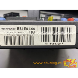 BSI E01-00 SIEMENS S118085320F BERLINGO I / PARTNER I (M59) 9657999680 HG - SW 9674662380 / 19.03 / 1903 - VIRGIN