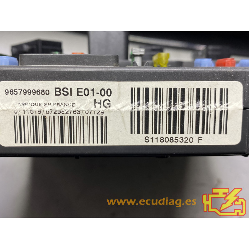 BSI E01-00 SIEMENS S118085320F BERLINGO I / PARTNER I (M59) 9657999680 ...