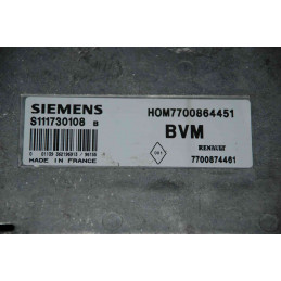 ECU MOTOR SIEMENS FENIX 3 S111730108B RENAULT MEGANE I 1.4i 55KW 75CV 77008784461 HOM7700864451 / CON INMOVILIZADOR ANULADO