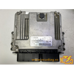 ECU BOSCH EDC17C60-3.10 0281032456 PEUGEOT 208 1.6 HDI 73KW 100CV 9814182680 - CON INMOVILIZADOR ANULADO (INMO / IMMO OFF)