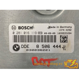 ECU BOSCH EDC17CP09-5.31 0281016119 BMW E91 330D 3.0D 180KW 245CV 8506444 SW 1037504248 8517299