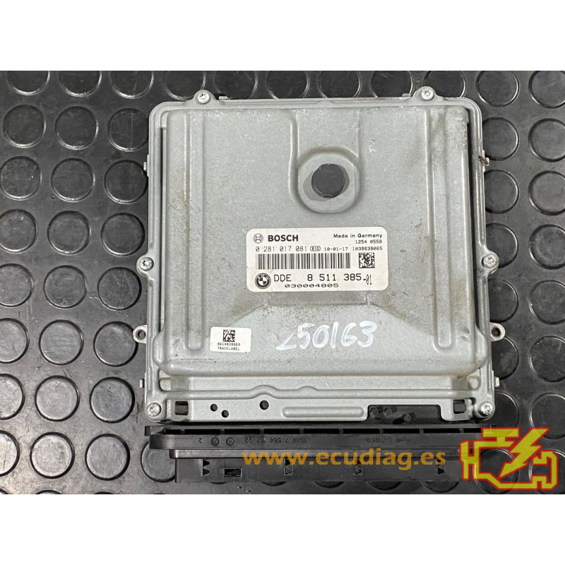 ECU BOSCH EDC17CP45-2.41 0281017081 BMW F10 530D VI 3.0D 180KW 245HP N57D30A 8511385 SW 1037504984 0000076E100A34