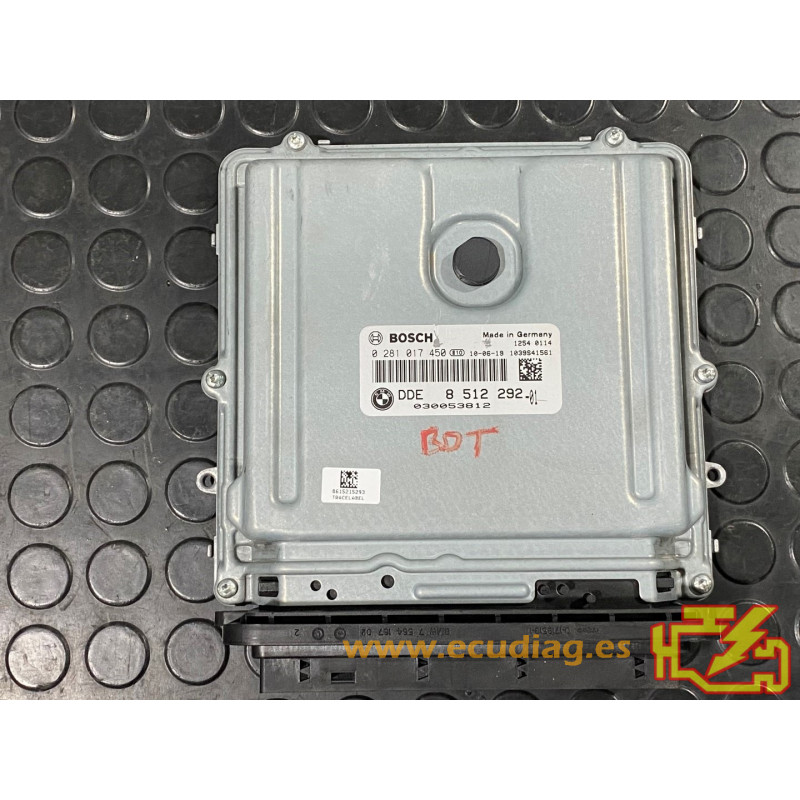 ECU BOSCH EDC17C41-4.11 0281017450 BMW E91 318D V 2.0D 105KW 143CV N47D20C 8512292 SW 1037507435 8512329