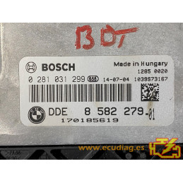 ECU BOSCH EDC17C50-3.58 0281031299 BMW F31 320D VI 2.0D 135KW 184CV N47D20C 8582279 SW 1037538407 00001615152013