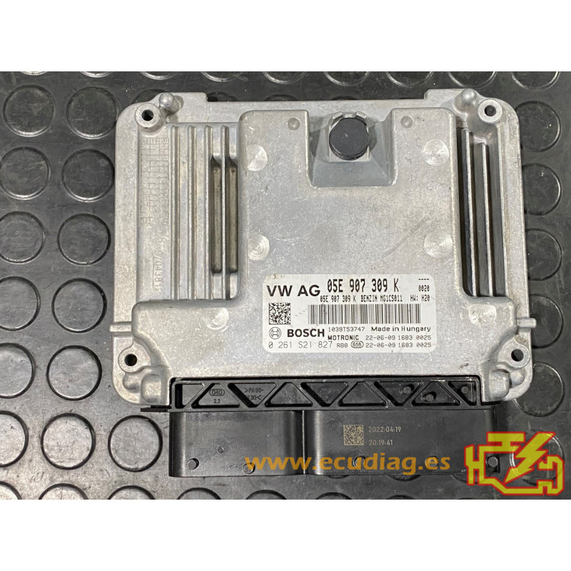 ECU BOSCH MG1CS011 0261S21827 VAG 05E907309K