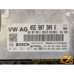 ECU BOSCH MG1CS011 0261S21827 VAG 05E907309K