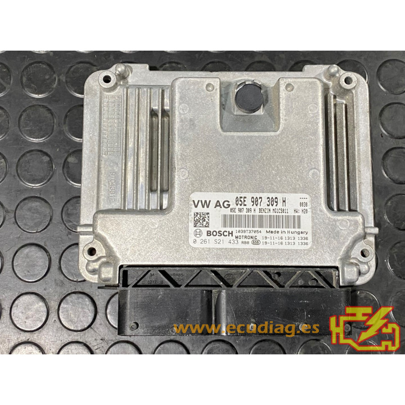 BOSCH MG1CS011 0261S21433 AUDI A3 III (8V) 1.5 TFSI 110KW 150CV DPCA 05E907309H SW 10SW049886 05E906018AS 9596