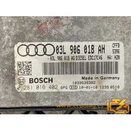 BOSCH EDC17C46-2.5 0281016402 AUDI A3 II (8P) TDI 2.0 TDI 103KW 140CV CFFB 03L906018AG SW 1037561806 03L906018AH 9979