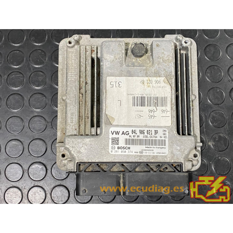 BOSCH EDC17C46-2.5 0281016402 AUDI A6 IV (4G) 2.0 TDI 140KW 190CV CNHA 04L907309 SW 10SW000891 04L906021BP 1661