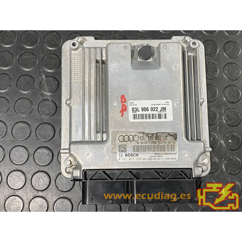 ECU BOSCH EDC17CP14-3.2 0281015328 AUDI A4 III (8K) 2.0 TDI 105KW 143CV CAGA 03L906022B SW 1037505924 03L906022JM 5505