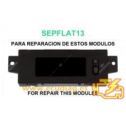 MINITOOLS SEPFLAT13 - FLAT DISPLAY INFOCENTER OPEL, CHEVROLET, HOLDEN, VAUHXALL, SUZUKI - 51x44,5mm / 66 PINS