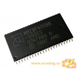 FLASH MEMORY AMD AM29F400BB-55SE0 4 Megabit (512K x 8 Bit / 256K x 16 Bit) SOP-44 - REFURBISHED