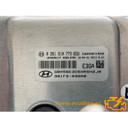 ECU MOTOR BOSCH ME17.9.21 0261S10773 HYUNDAI i20 1.2i 62KW 85CV 391F2-03GA0