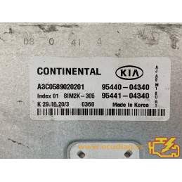 ECU CAMBIO CONTINENTAL SIM2K-305 A3C0589020201 KIA PICANTO 95440-04340 95441-04340